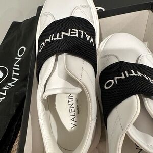 Valentino White Sneakers Sleek and Stylish